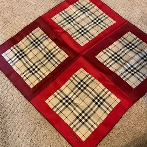 Burberry silk scarf